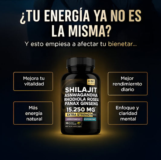Shilajit Ultra Energy – Fuerza natural que se siente cada día