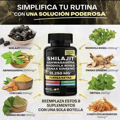 Shilajit Ultra Energy – Fuerza natural que se siente cada día